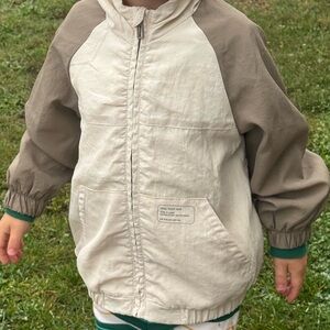 Zara Off-White Outerwear